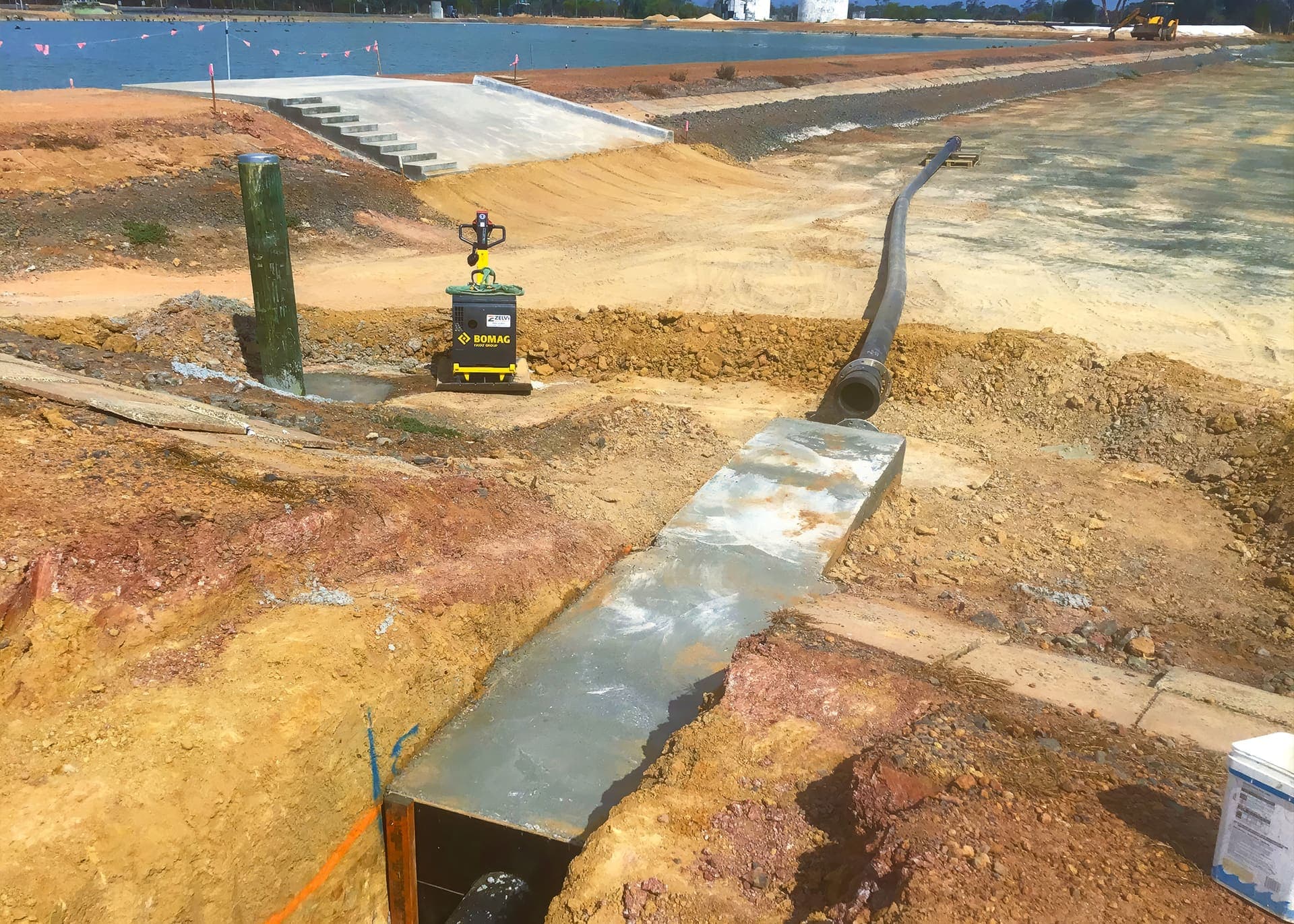 Valve upgrade works under way at the Katanning wastewater treatment plant