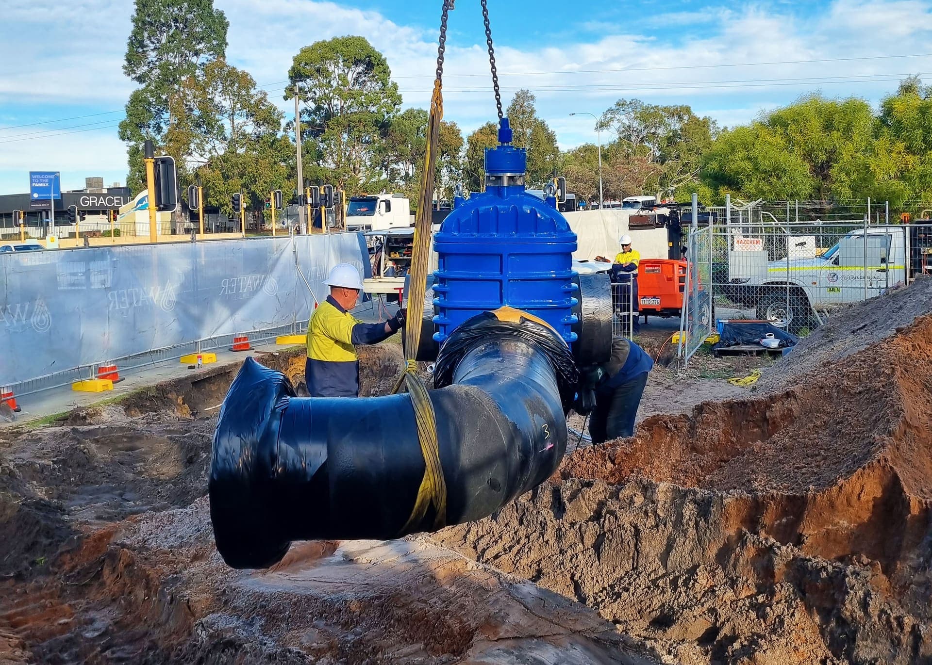 Testing and preparation around the completed connection
