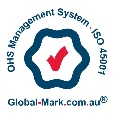 ISO 45001 Occupational Health and Safety certification mark