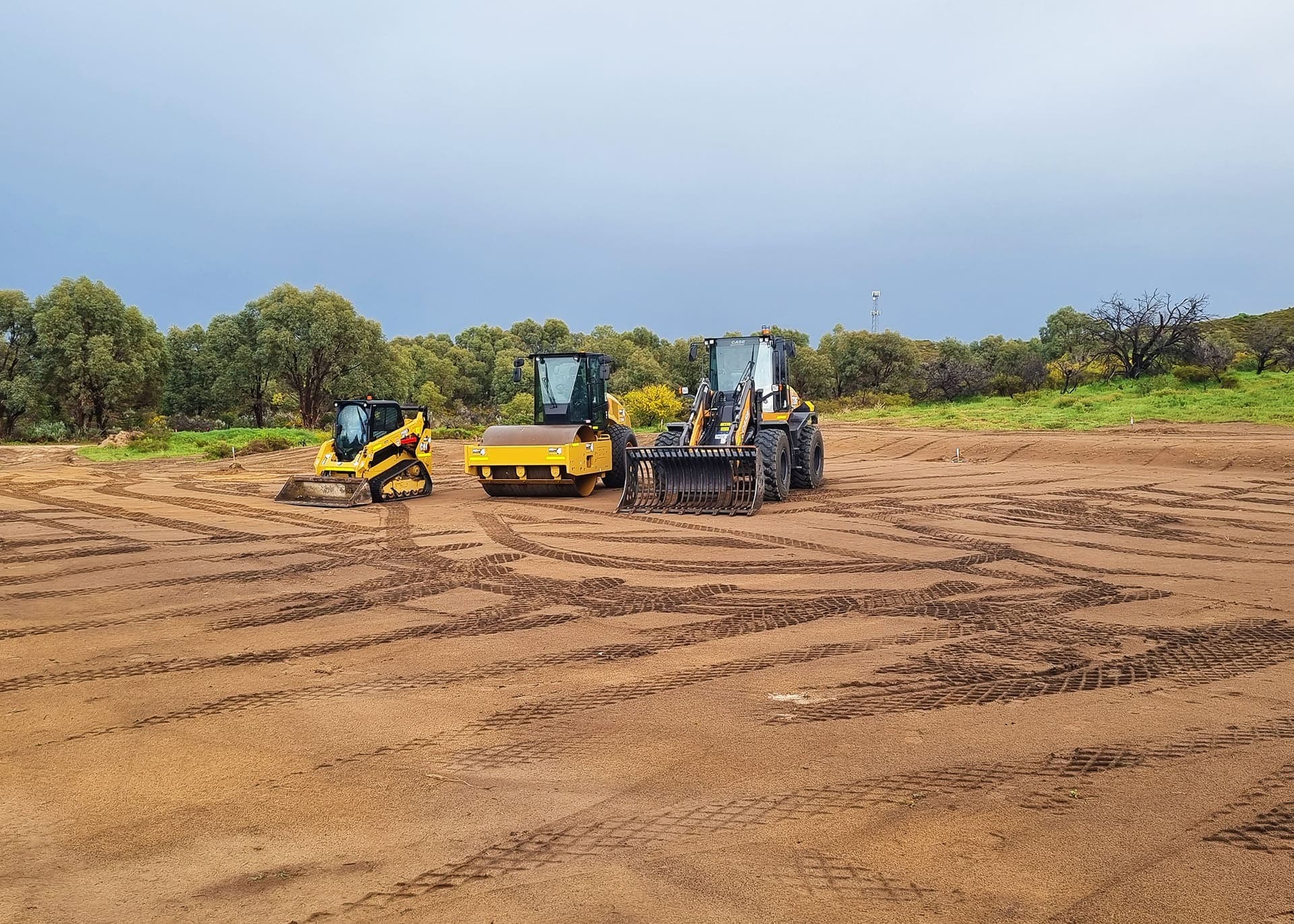 Plant working within the approved clearing limits