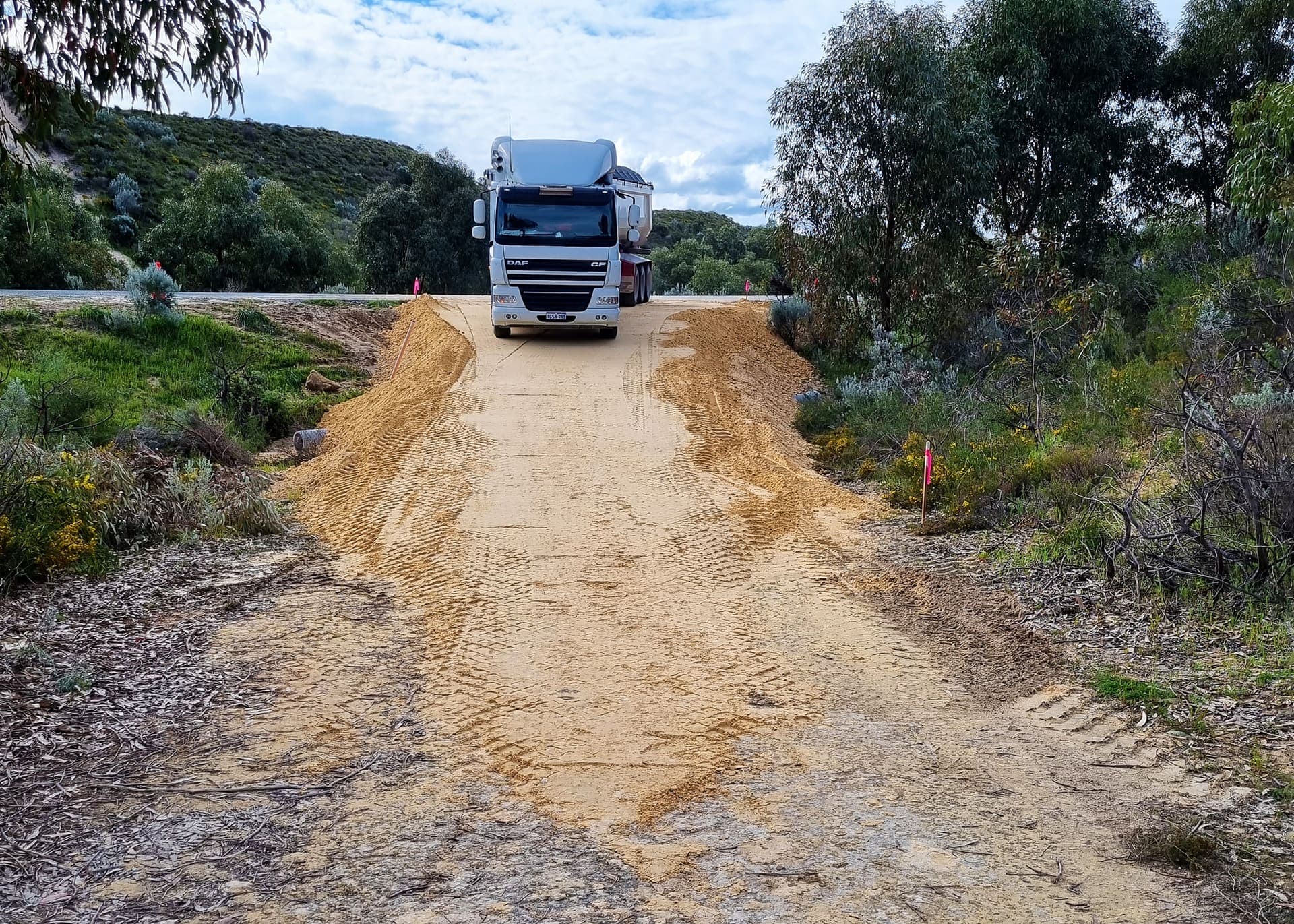 Completed bore pad and access at EG40